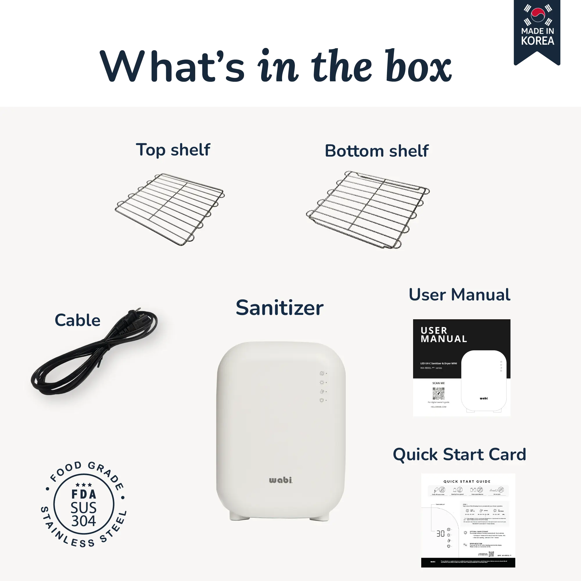 UVC LED Sanitizer & Dryer MINI